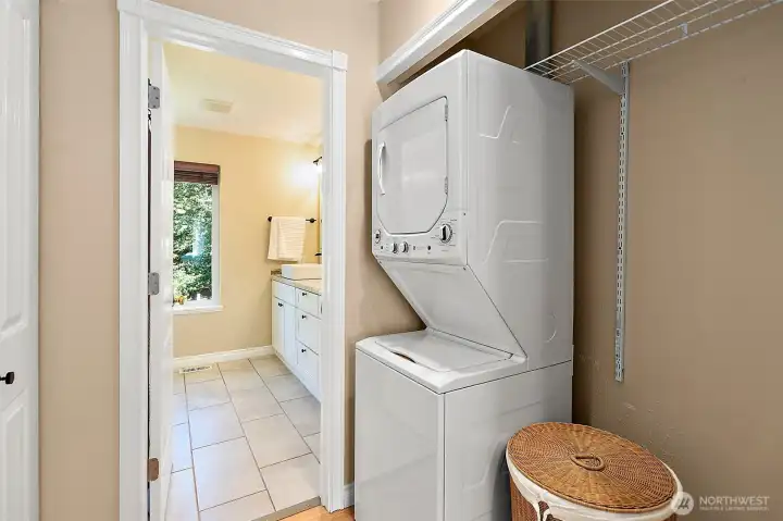 Secondary washer and dryer.