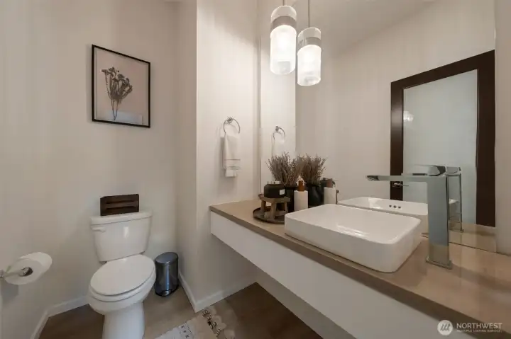 Half bath on main level