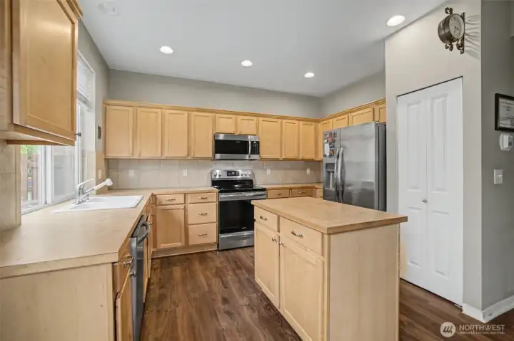 Large kitchen pantry.