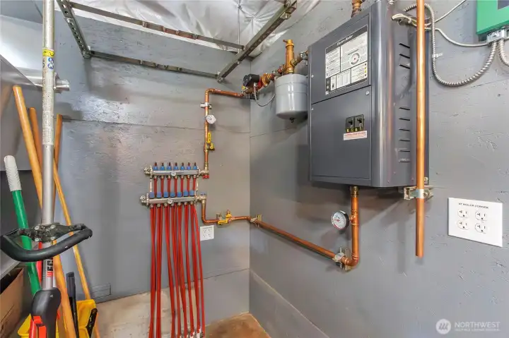 Boiler for floor heat