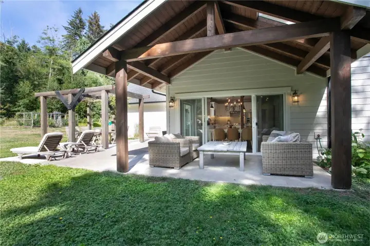 Covered outdoor patio