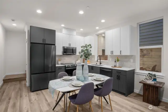 These homes boast open layouts, offering a variety of floor plans, allowing you to choose a home tailored to your needs and lifestyle. Photos of model home with similar layout, fit & finishes.