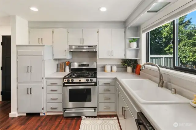 Light-filled kitchen