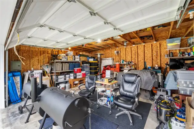 Interior of second garage.