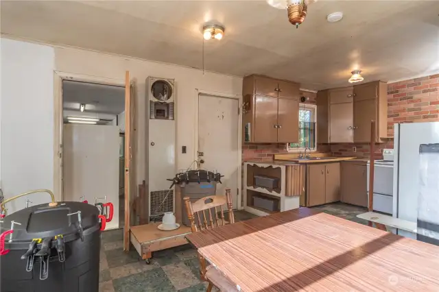 Looking from the Living Room to the Kitchen.