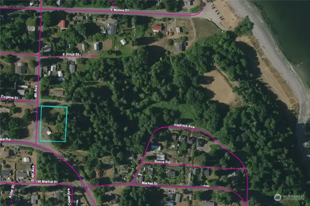 Irondale Beach Park is a short walk.