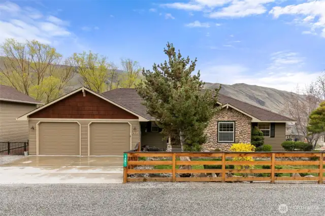 Front of home.