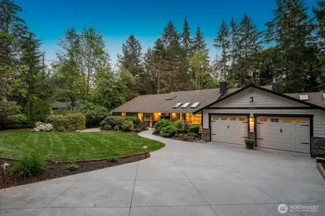 Spacious 2-car garage and large driveway provides ample parking!