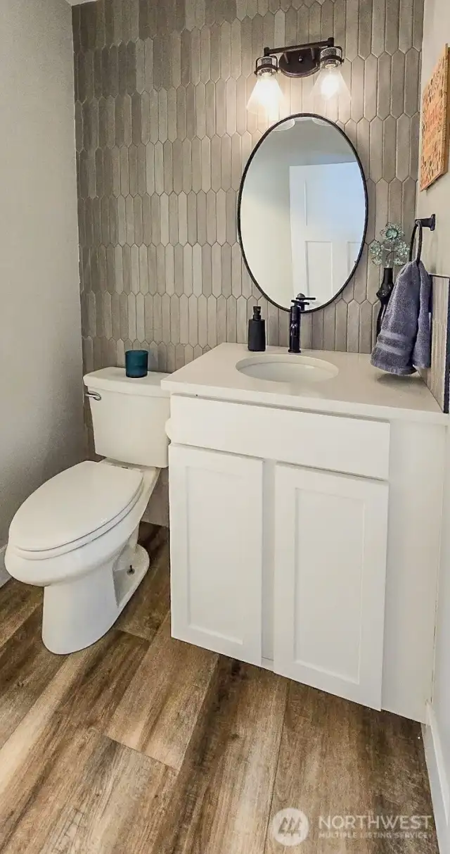 Main floor powder room