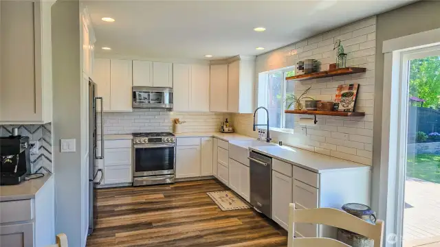 Custom chef's kitchen