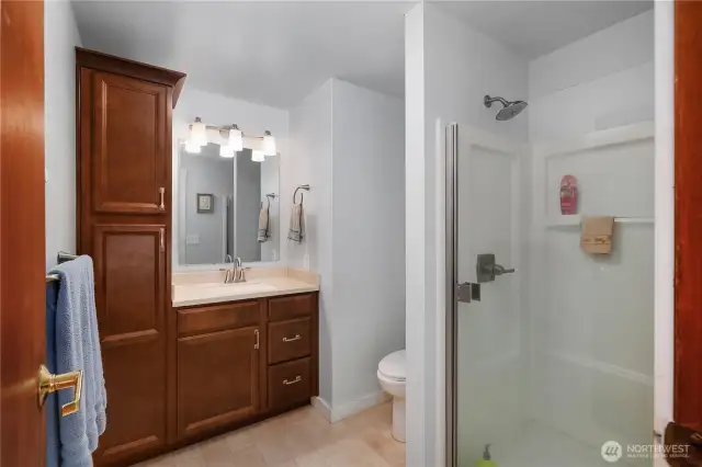 NEW bathroom - main floor.