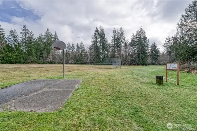 Sports court and park