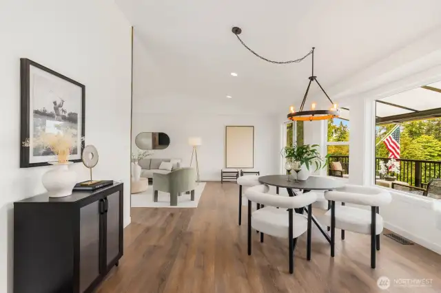 From the front door to the covered deck, the layout flows effortlessly. Clean lines and curated details create an inspiring, elevated living space you’ll love coming home to.