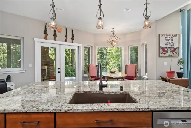Specialty granite & lighting
