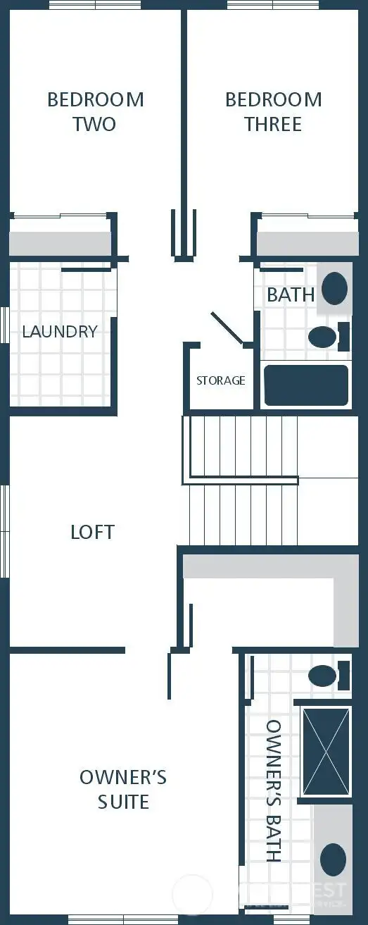 Image is a rendering Photographs are for illustrative purposes only. Features, finishes, interior/exterior colors, landscaping and floorplan shown may vary from actual homes built.