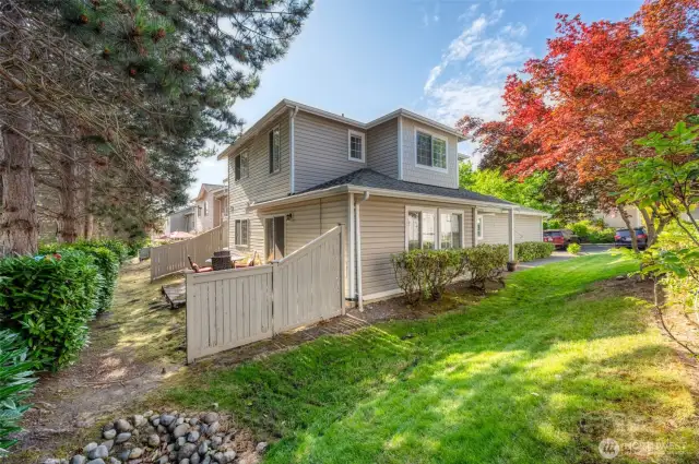 side yard area