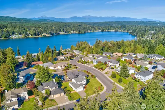 A short jaunt to the gated community dock and park!