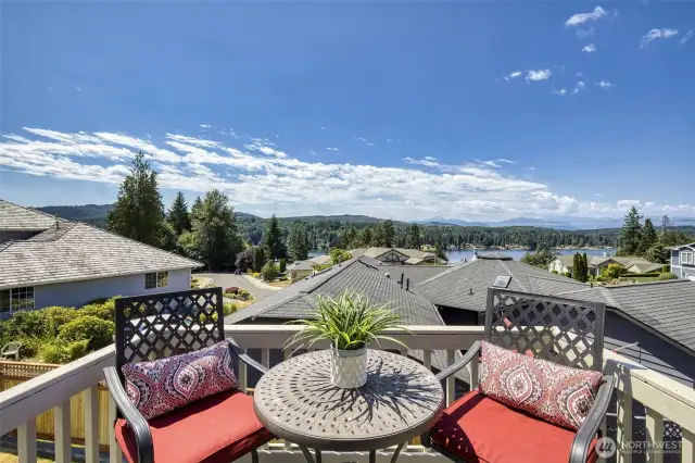 Olympic and lake views from here!