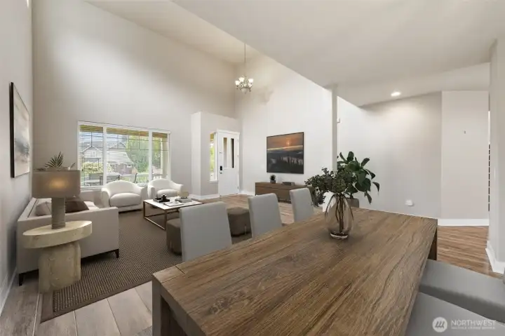 Nice and open dining room~