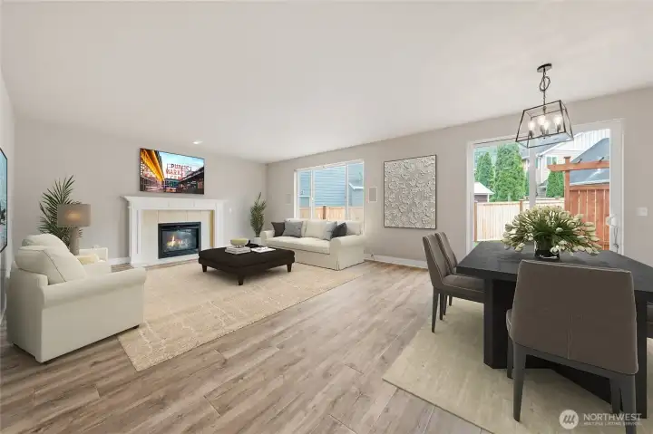 Such a spacious family room~