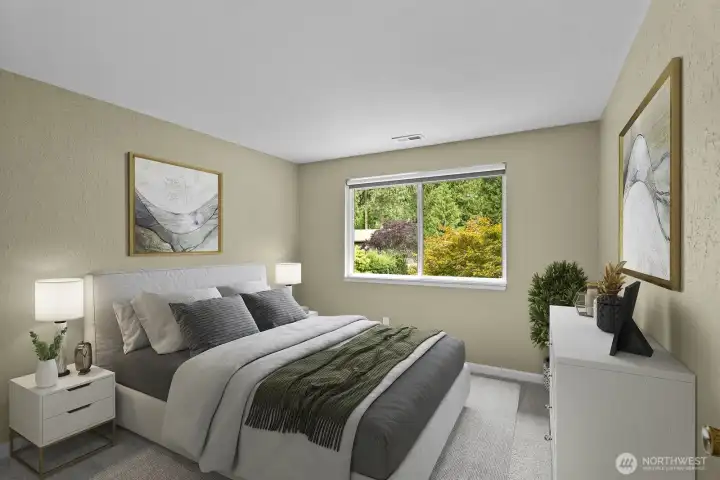Virtually staged to show an example of how the space could be used.