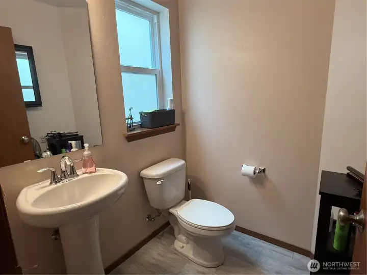 Powder room on main level
