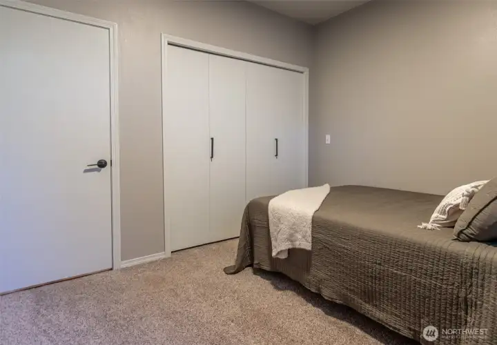Lots of storage in the second bedroom.