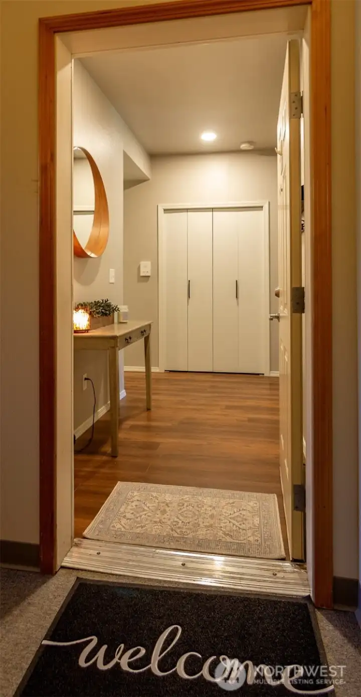 A gracious entry way welcomes you home!