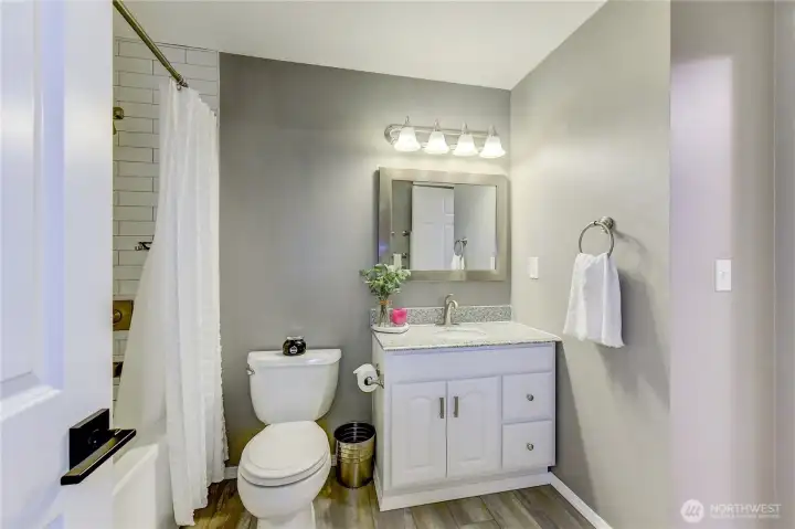 Beautifully updated bathroom