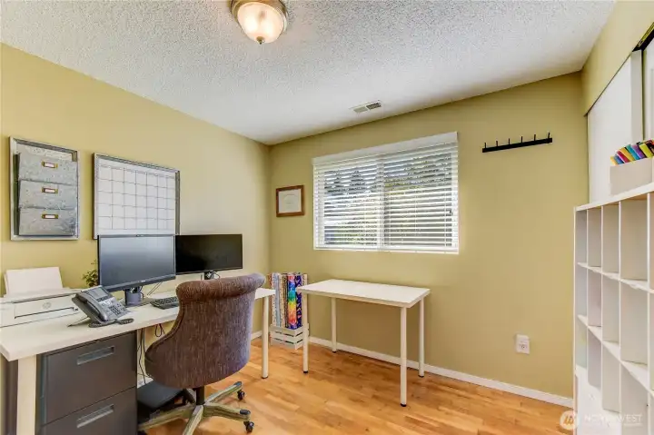 Bedroom 3 with real oak hardwood floors