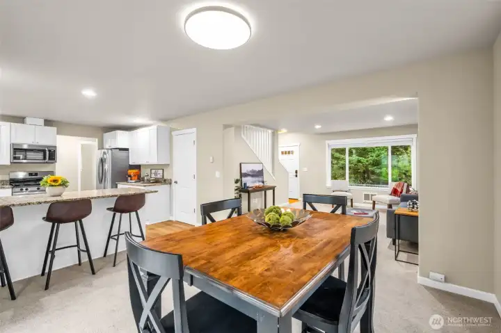 Fresh paint throughout