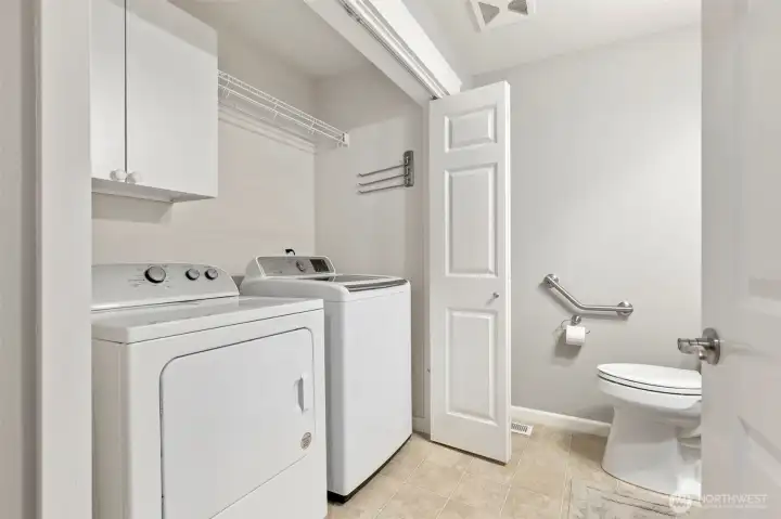 Half bath on mail level