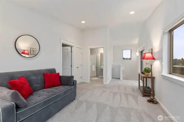 Second floor living room