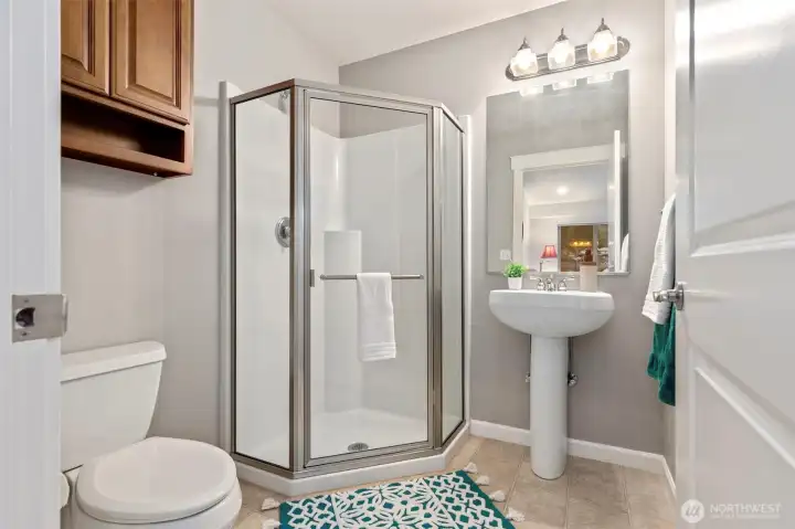 Second floor 3/4 bath