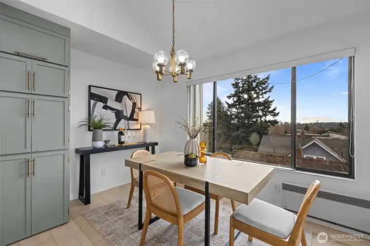 Fully dining room and plenty of storage/pantry.