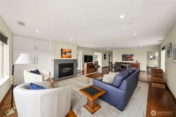 Super spacious gathering room.