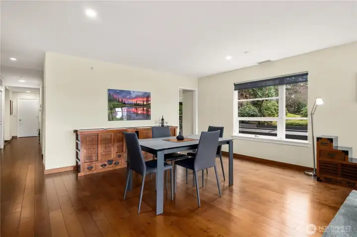 Dining area in great room.