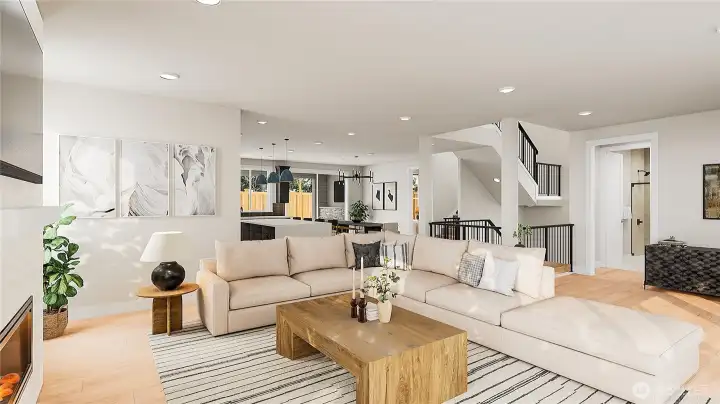 Great Room- Marketing pictures are for illustration only. Features and colors may vary.