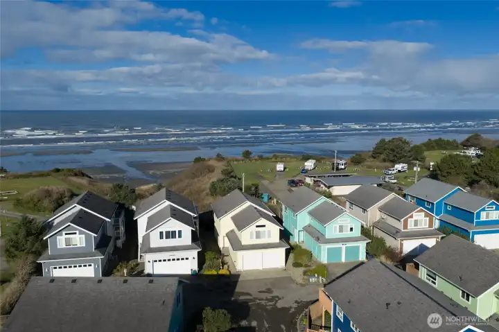 This home lives like it's oceanfront.  It sits in a quiet neighborhood just north of the Navy convention area.