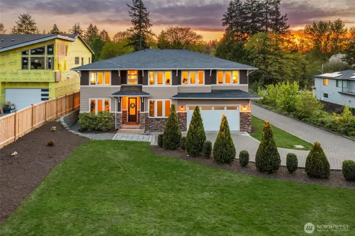 Enjoy the large front yard that has been freshly landscaped.
