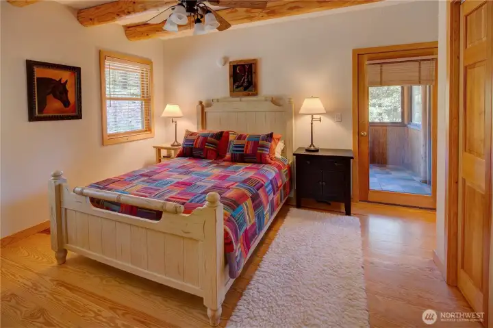 Downstairs bedroom. Downstairs bedroom.