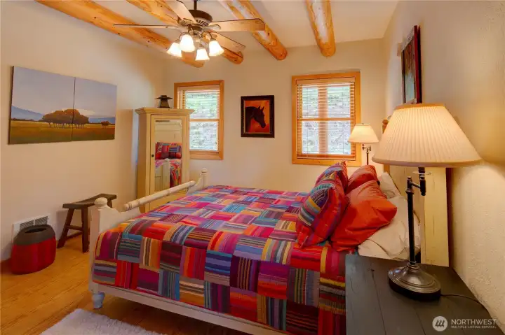 Downstairs bedroom. Downstairs bedroom.