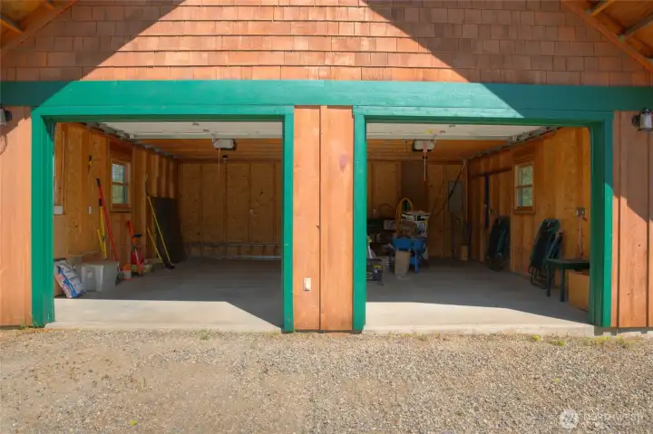 2-car garage. 2-car garage.
