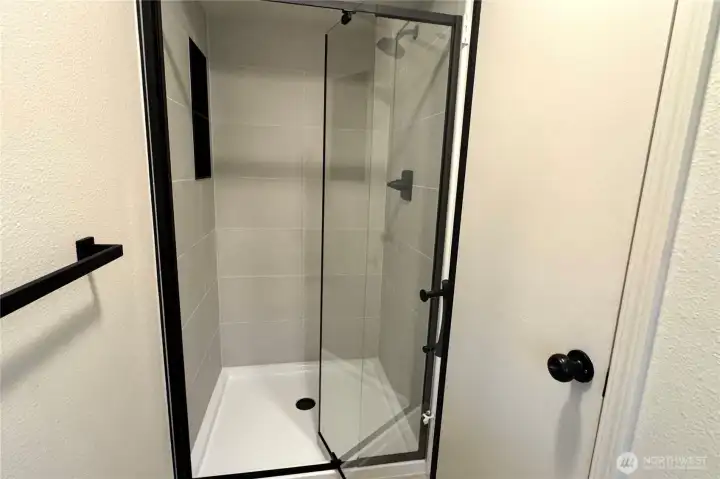 Primary bath - shower 42”x36” pan