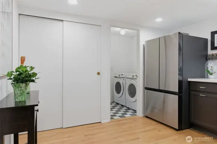 Kitchen with Pantry, Laundry room and access to 2 car garage