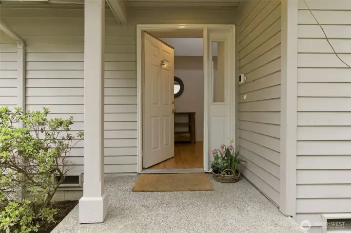 Front door faces West