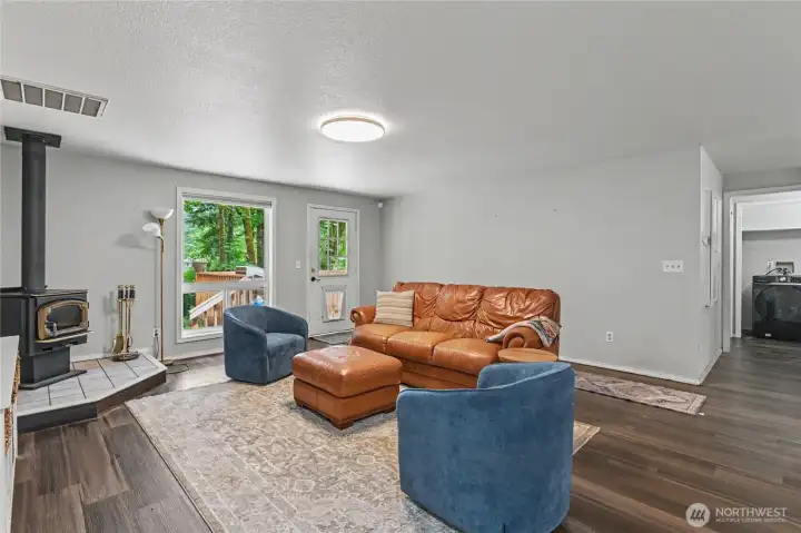 Spacious living room.
