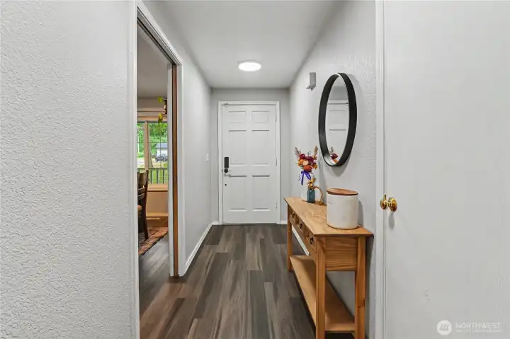 Front entry.