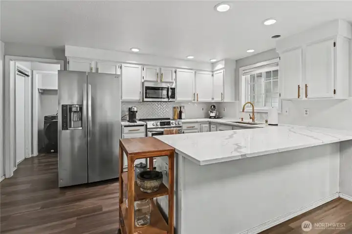 Breakfast bar.