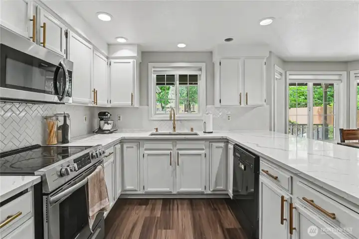 Completely updated kitchen.